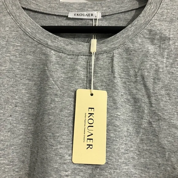 NWT Ekouaer 100% cotton Knit Lounge Set - Picture 2 of 3